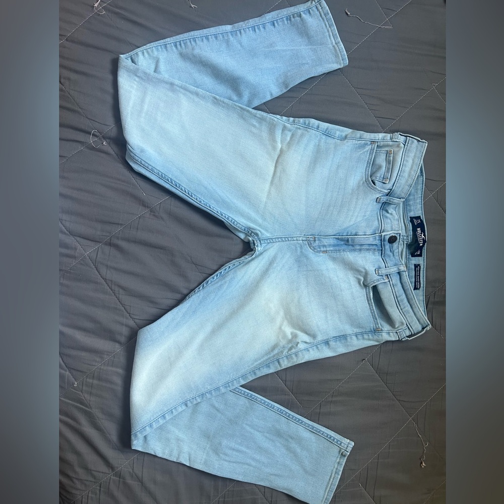Hollister Women's High Rise Jeans - Light Blue
